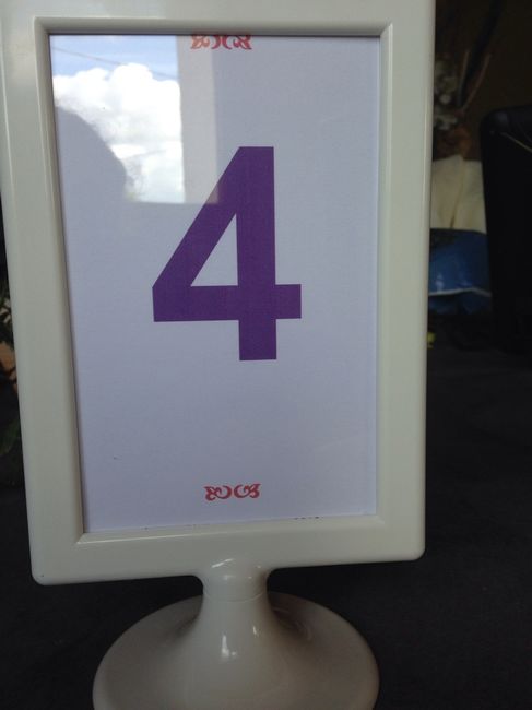 Nos numéros de tables-porte-menus - 2
