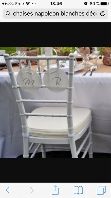 Que mettre sur des chaises napoléons blanches - 4