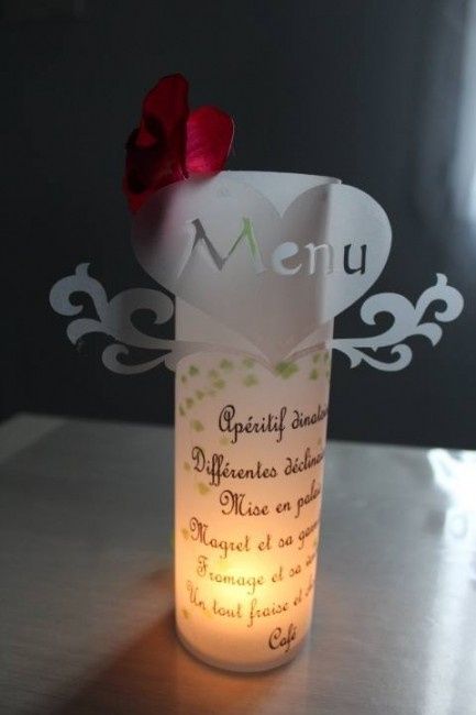 Mon menu photophore - 1