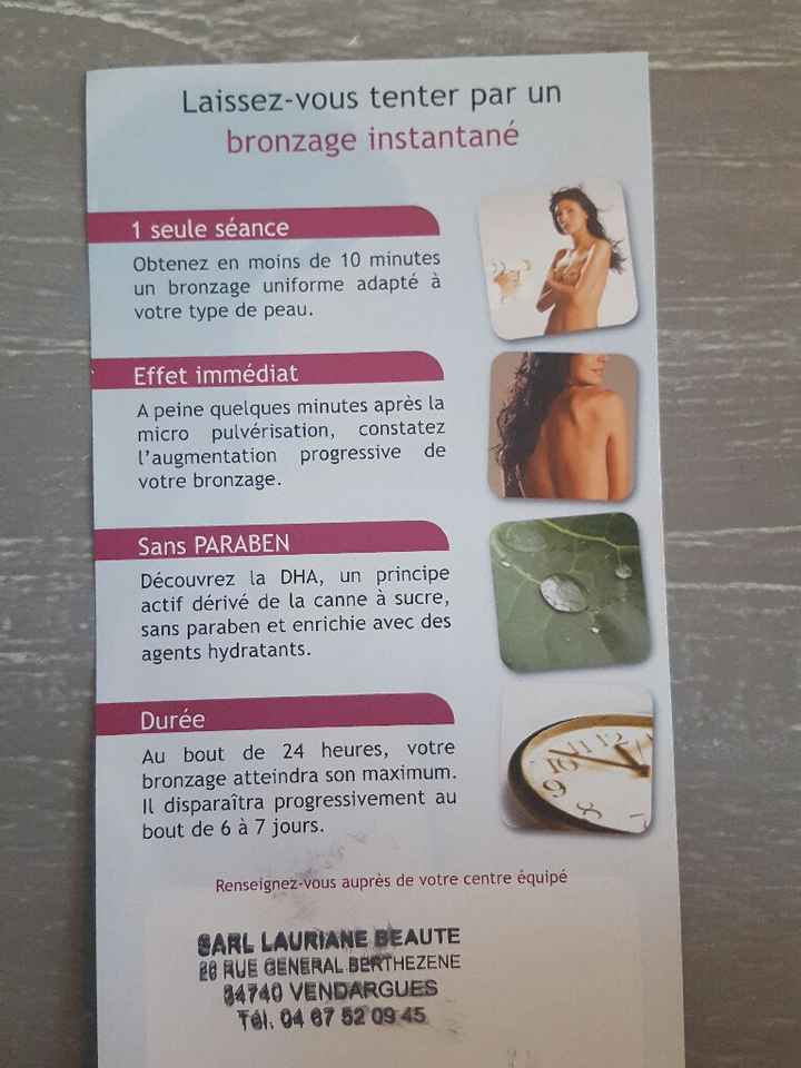 Essai douche autobronzante - 1