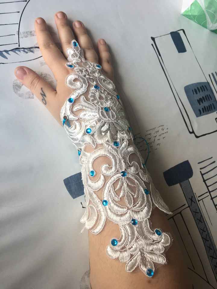 Jarretière et gants reçus !! - 1