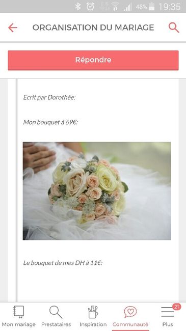 Bouquet de mariée - 1