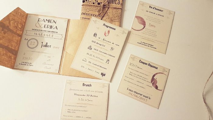 Faire part terminés !!!!!! 😊 - 4