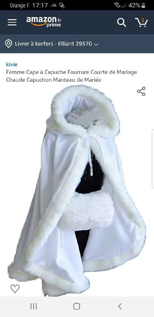 Manteau de mariée - 1