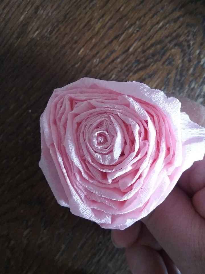 Rose terminé de dessus