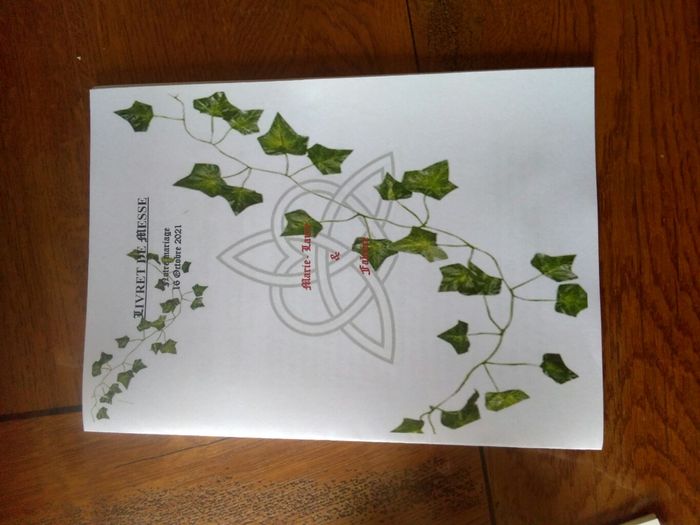 Livret de messe thème celtique. 1