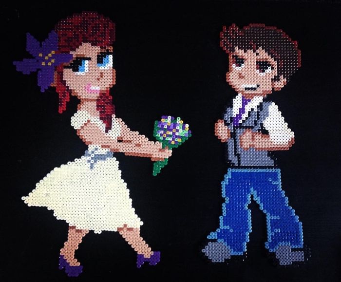 personnage perles hama