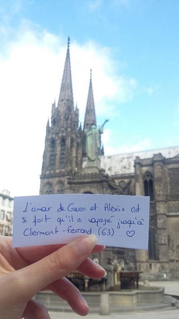Voici ta love note pour Clermont ! 