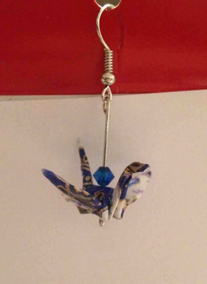 Boucles d'oreilles pour mes témouines diy - 1