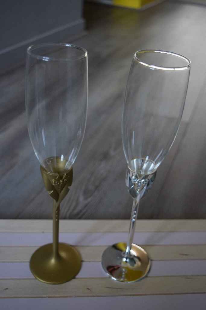 Flûtes, les sont maintenant en dorées