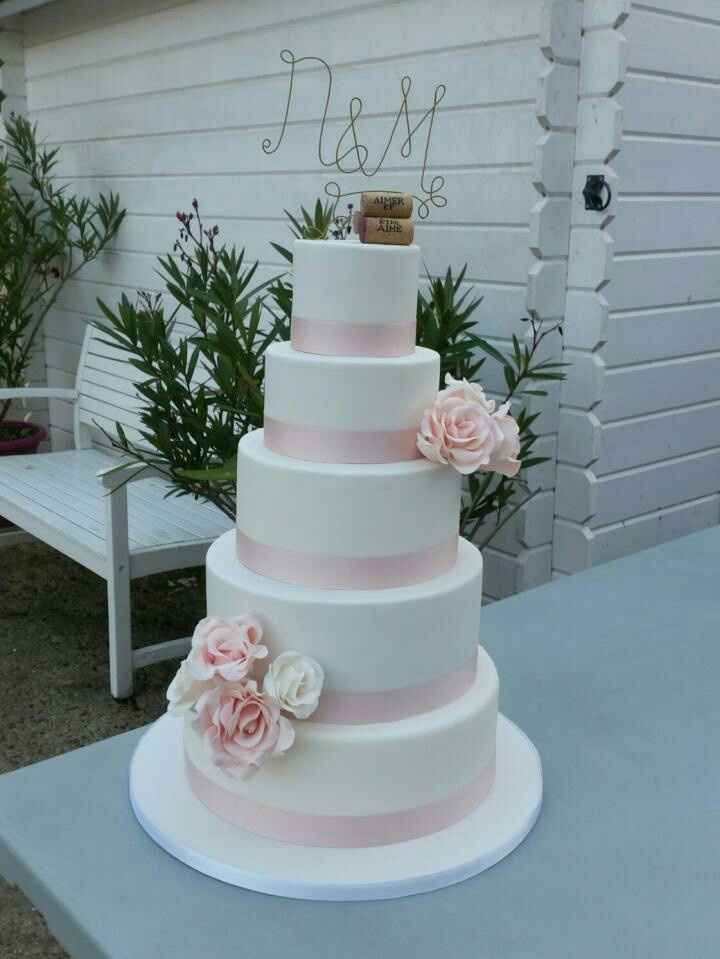 Combien d'étages aura votre wedding cake ? - 1