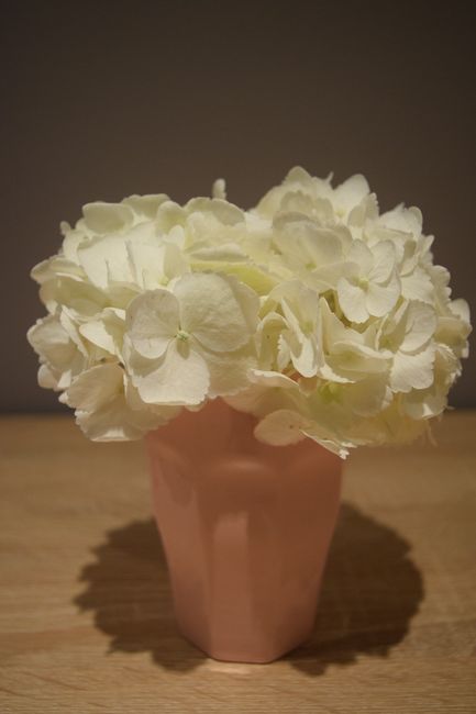 Mug transformé en vase