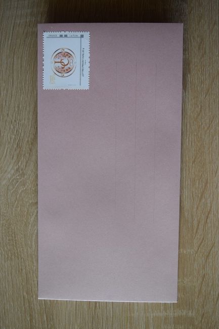 Mes enveloppes et timbres personnalisés