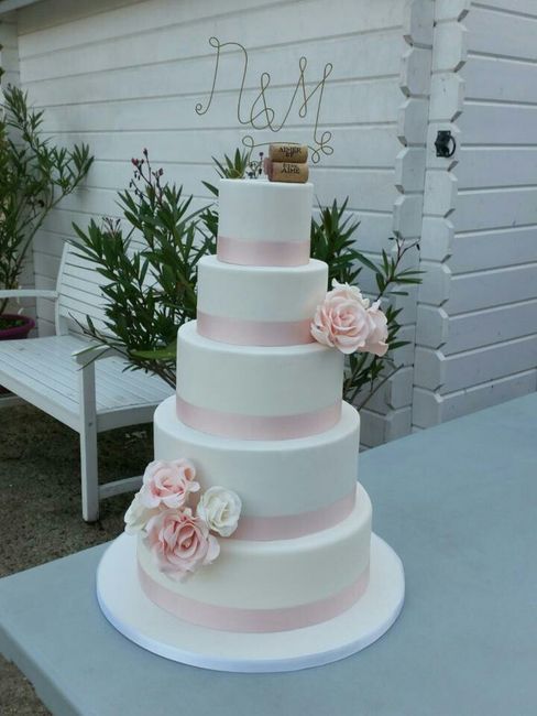 Combien d'étages aura votre wedding cake ? - 1