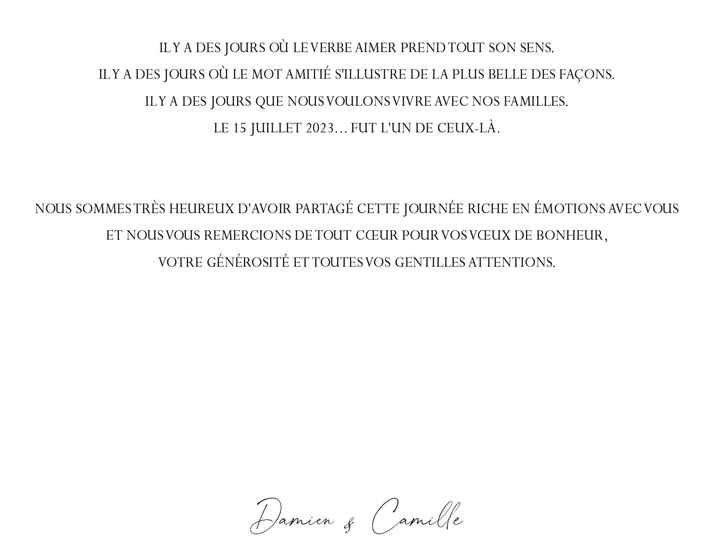 Nos cartes de remerciements !! - 2