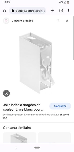 Boite dragées forme livre 2