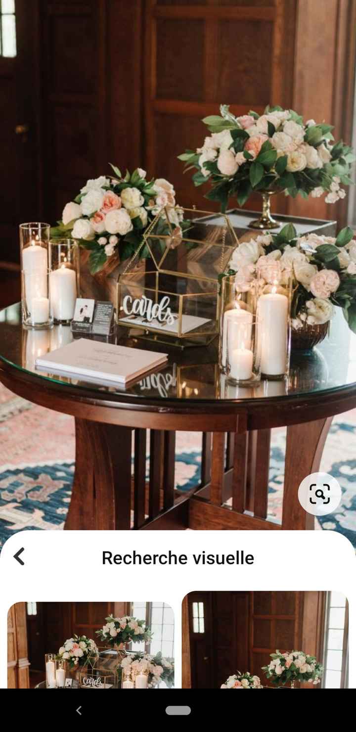 Table urne livre d'or - 1