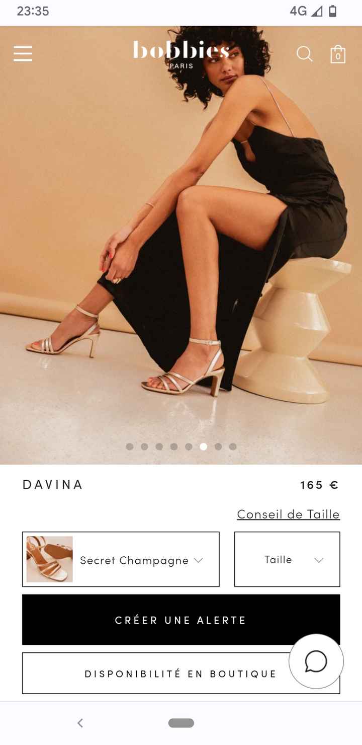 Cherche mes chaussures de mariée - 1