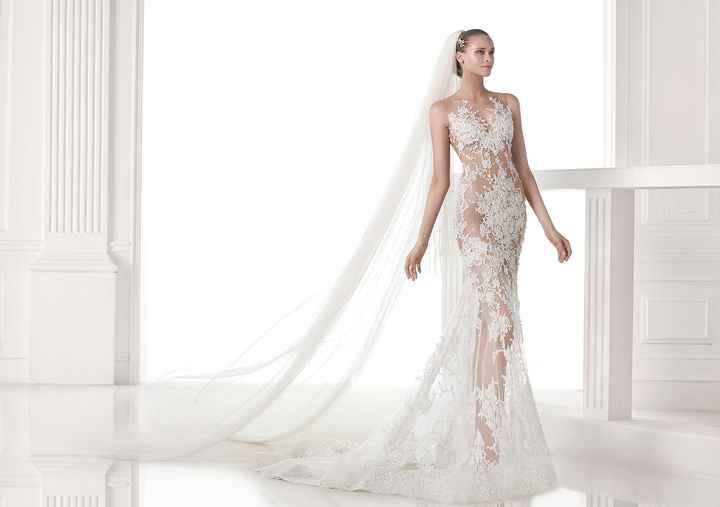 robe pronovias devant