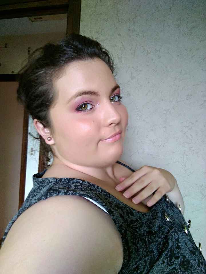 Exemples maquillage pour yeux vert/marron - 1