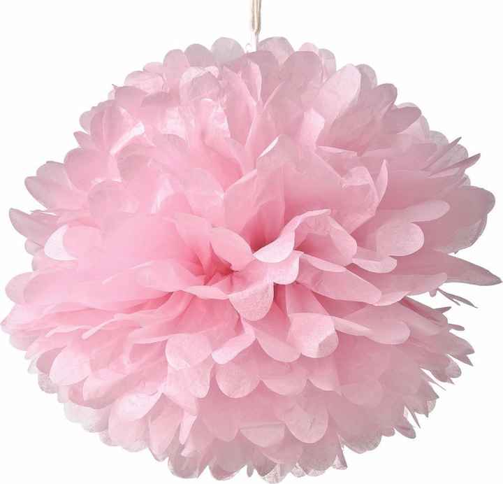 pompoms en papier de soie, lot de 10