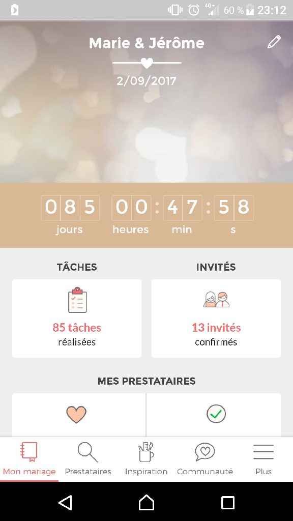 Où en sont vos compteurs Mariages.net ? - 1