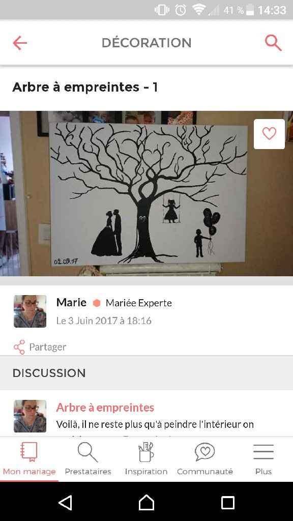 Arbre à empreintes - 1