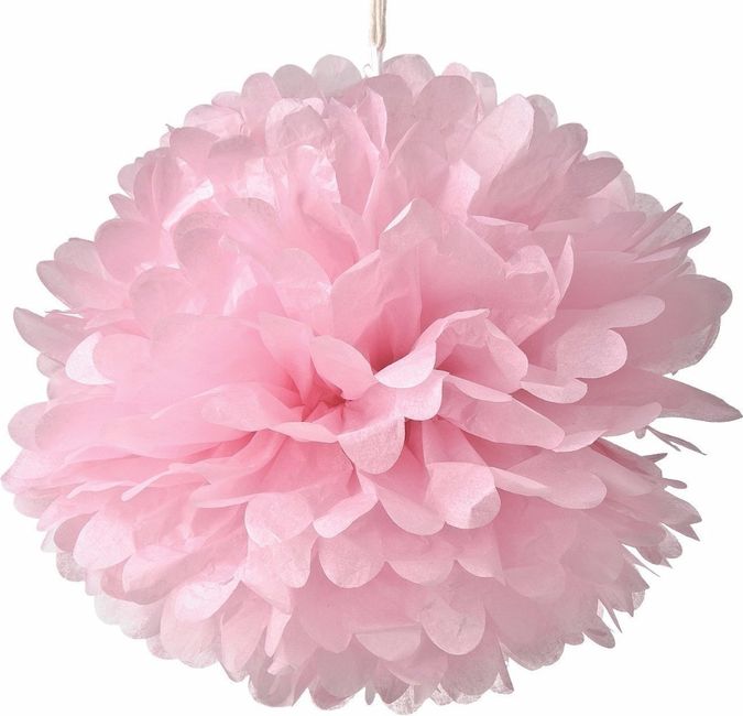 pompoms en papier de soie, lot de 10