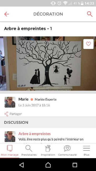 Arbre à empreintes - 1