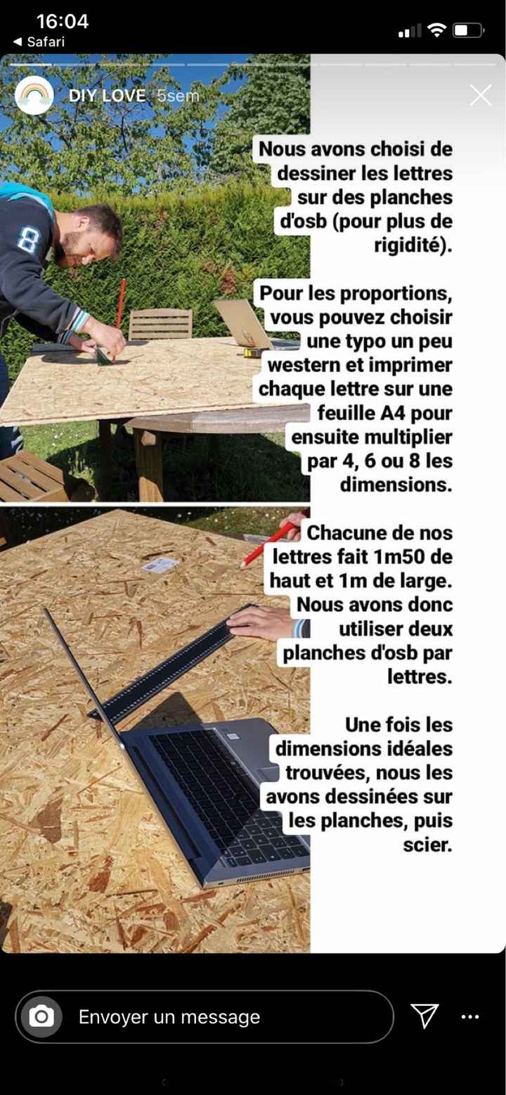Lettres géante : comment procéder ? - 2