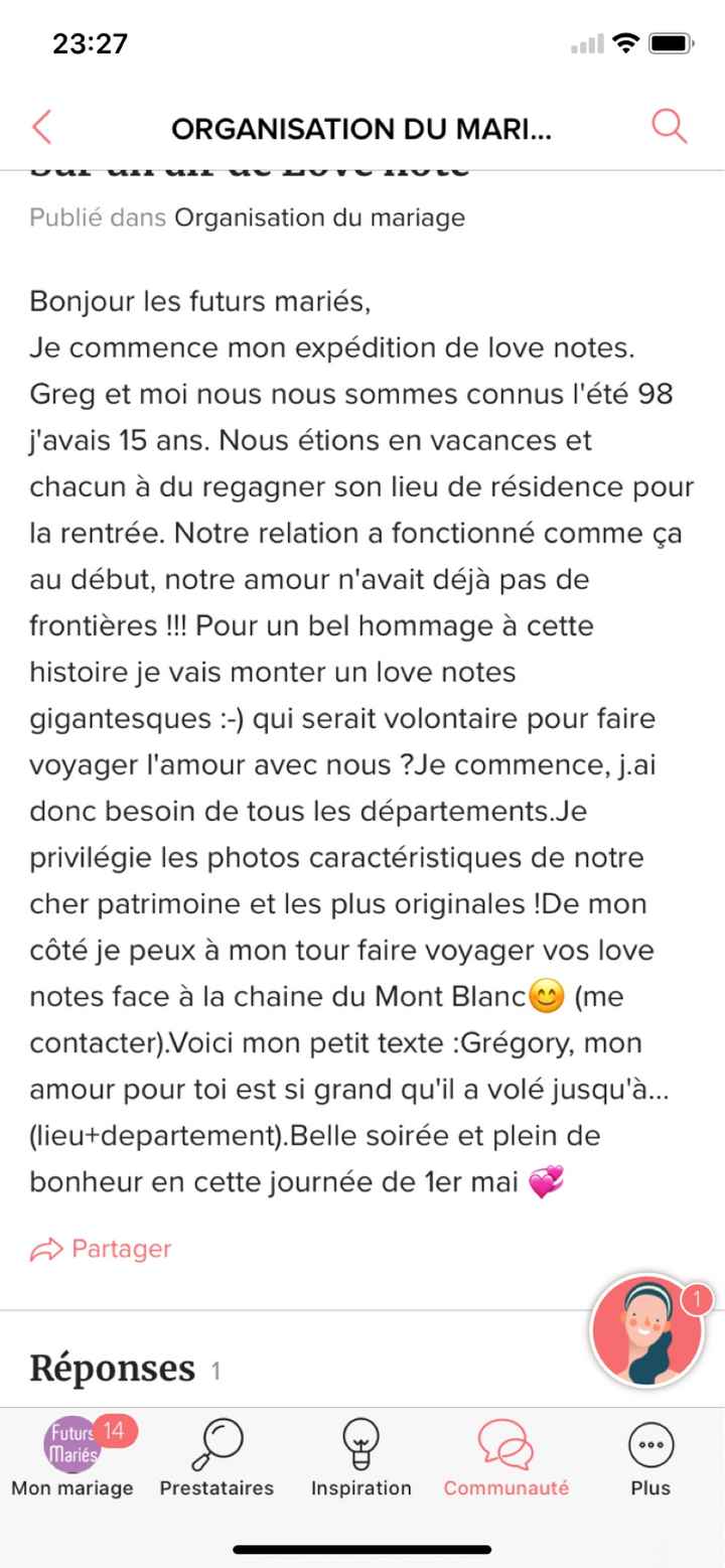 Love note - 1