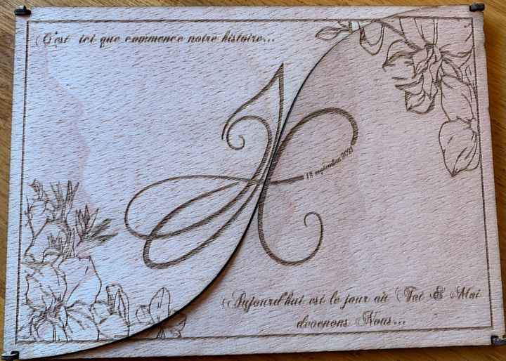 Réception des faire parts - 1