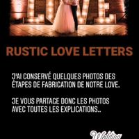 Recherche lettres géantes love - 1