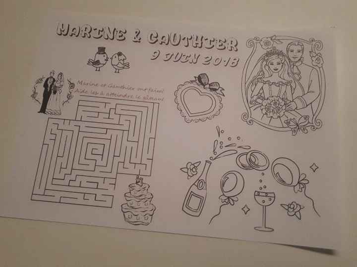 Mes sets de table pour les enfants! - 1