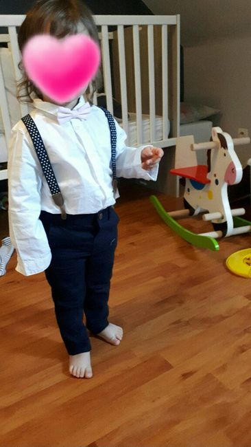 Cherche noeud pap rose pâle enfant - 1