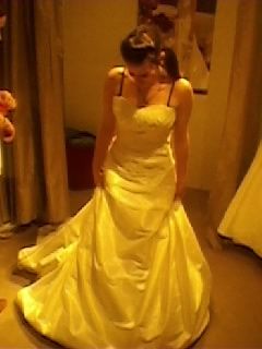 essayage de robe la première