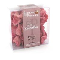 Des pétales de roses cristallisées