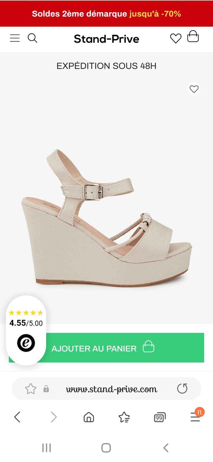 Chaussures pied larges - 1