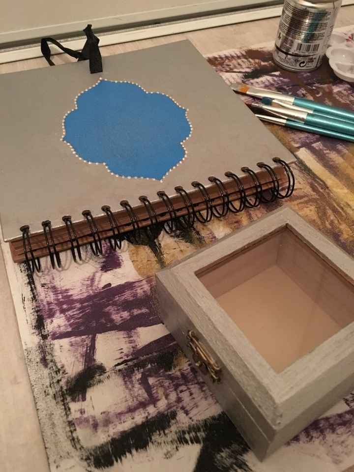 Livre d'or et porte alliances - 1