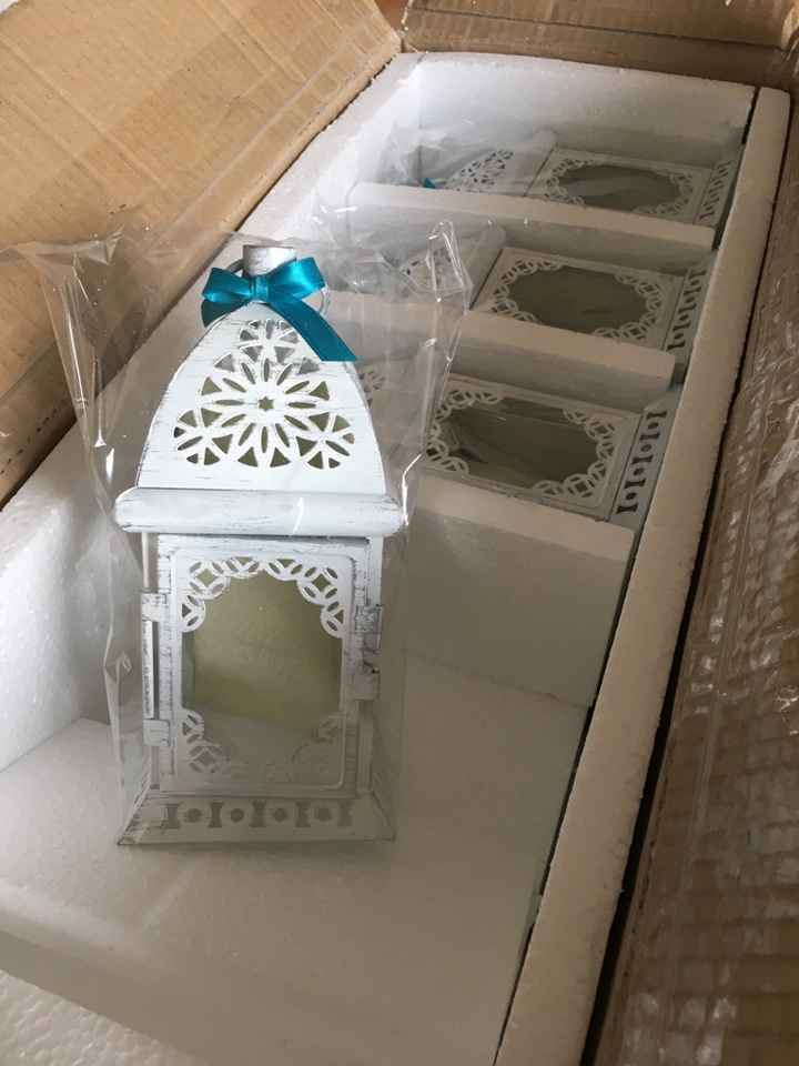 Lanternes centre de table reçues !! - 1