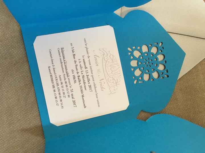 Rendu final de nos invitations :) - 2