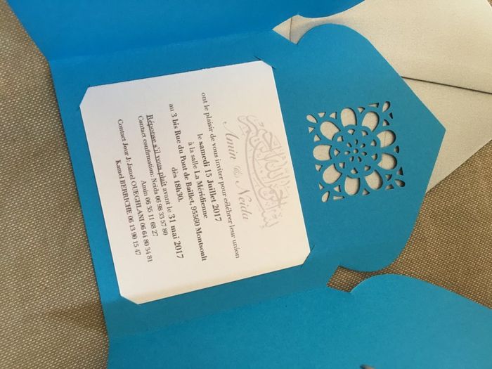 Rendu final de nos invitations :) - 2