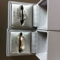 Mon duo d'alliances et celle de mon mari