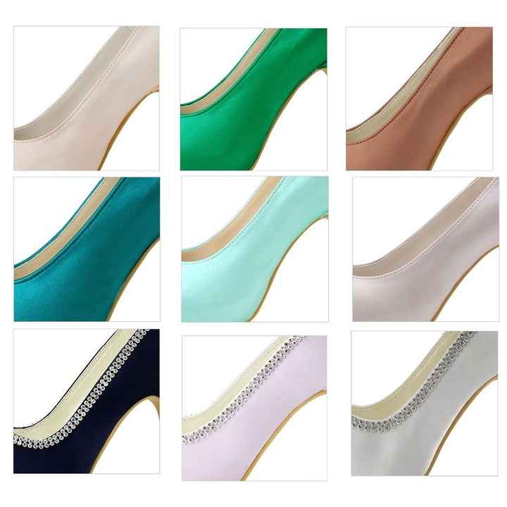 - la couleur des chaussures