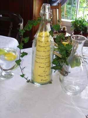 menu bouteille