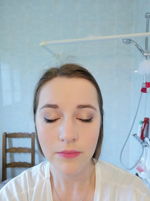 Maquillage du jour j fait soi-même - 2