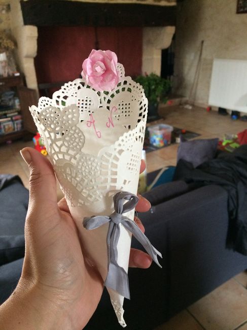  Bracelet petite fille et cornet confettis - 2