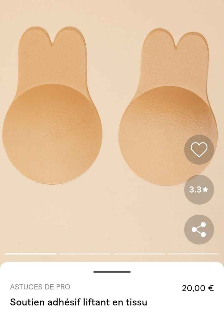 Soutien-gorge adhésif - 3