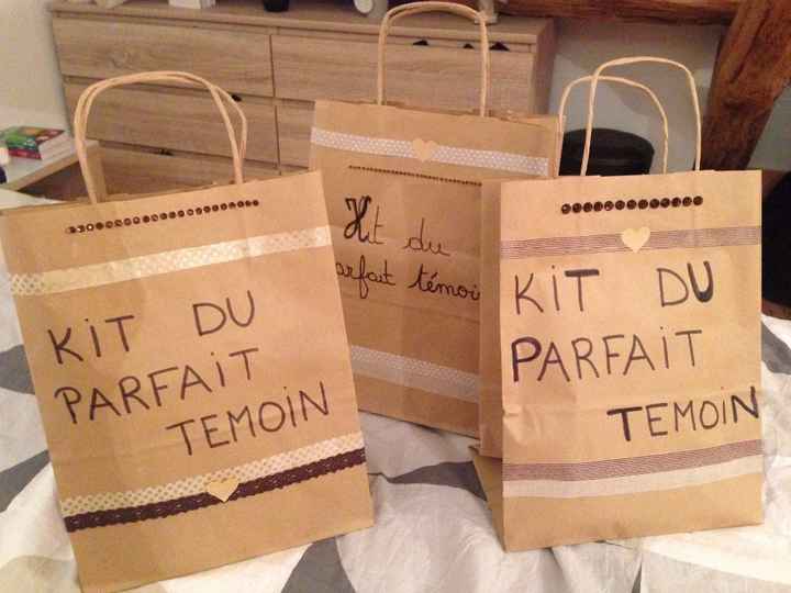 Sacs kits témoins
