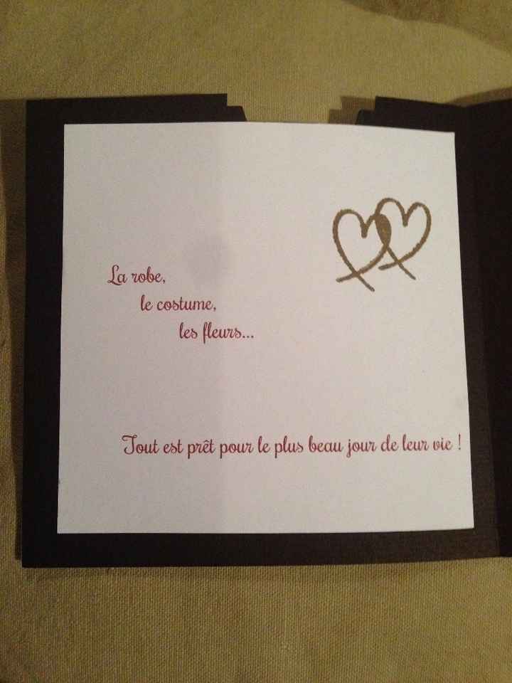 Page intérieure faire-part